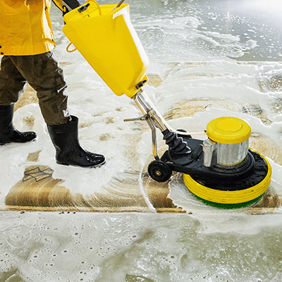 Triple Clean Orbot machine in action
